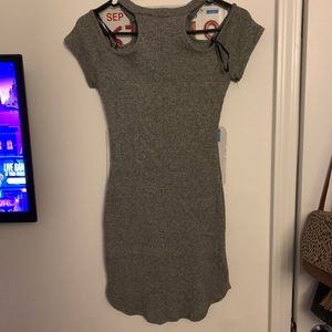 Great short sleeve cut out dress